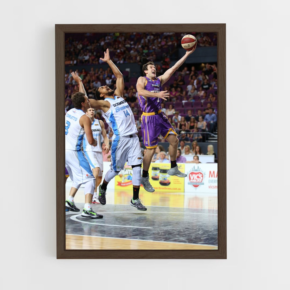 Poster Dunk de l'Aube – affiche Basketball (vue 5)